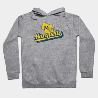 Support Marquette with this vintage design! Hoodie